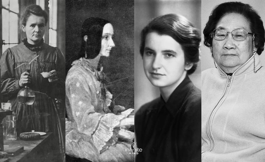 Marie Curie, Ada Lovelace, Rosalind Franklin & Tu Youyou