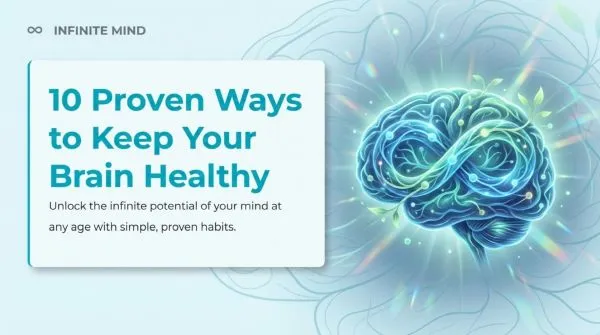 Slides of 10 Ways and Tips on How to Keep Your Brain Healthy, Active, and Sharp as You Age—Plus 3 Essential Things the Brain Needs for Clarity