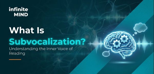 Slides of What Is Subvocalization? InfiniteMind.io Explains the Definition, Meaning, and Examples of Inner Speech While Reading—Plus Proven Techniques on How to Stop Subvocalization and Read Faster